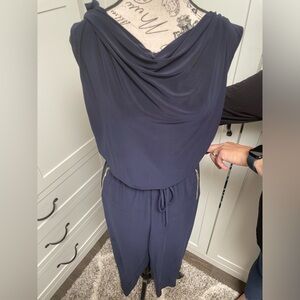 Chico’s Navy Blue Jumpsuit